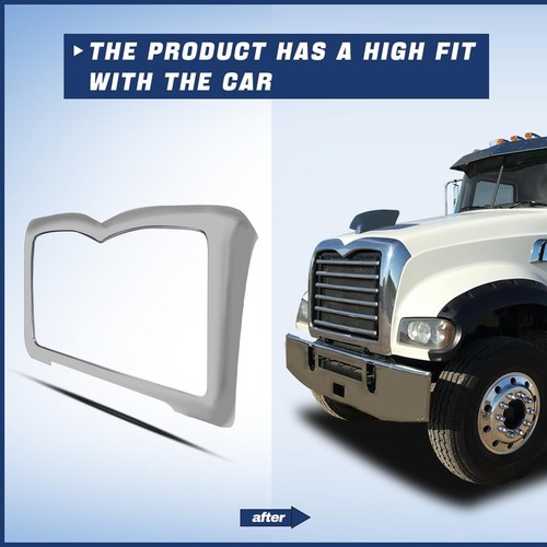 Front chrome grill trim grille - front,