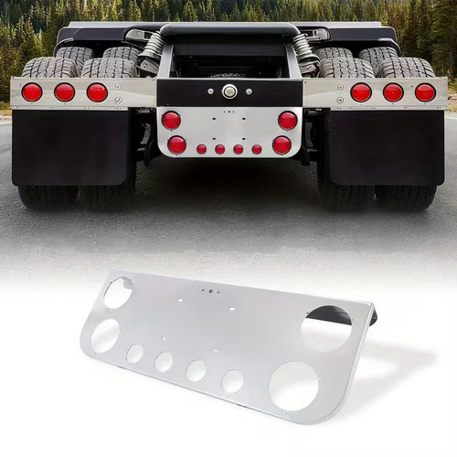 Stainless steel tail light - steel,